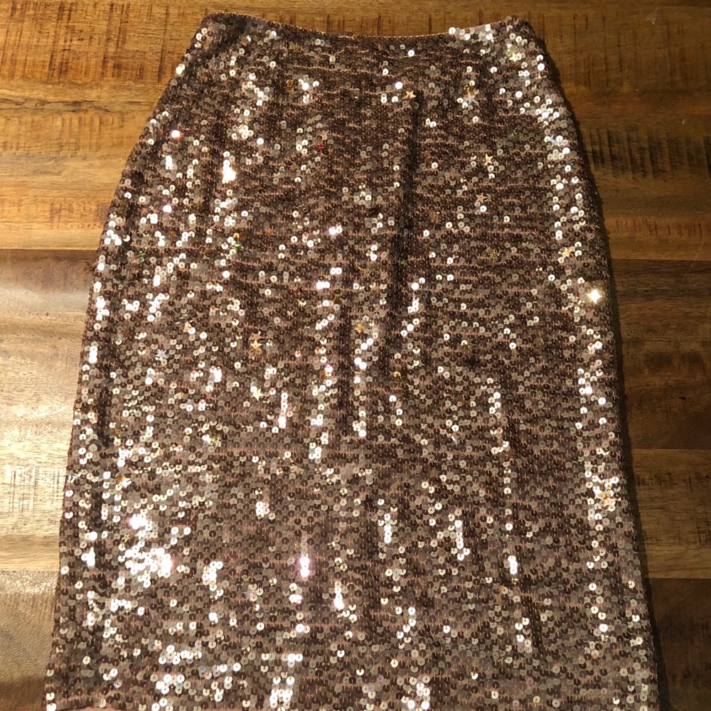J crew star sequin pencil skirt